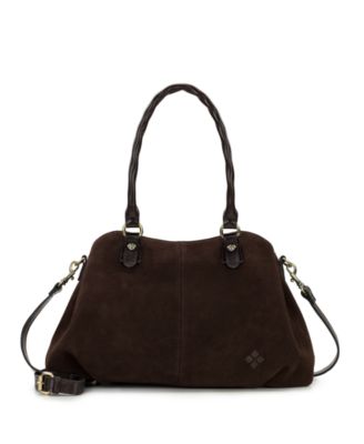 Сумка-саквояж Patricia Nash Johanne Medium Suede Satchel Handbag