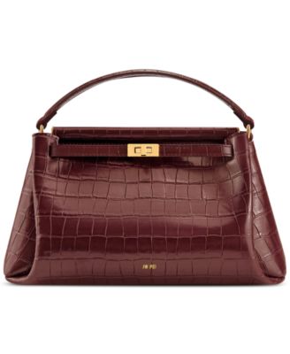 Burgundy Croc