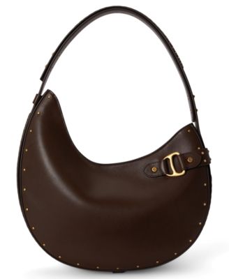 Lauren Ralph Lauren кожаная сумка на плечо Tasha со стразами, Medium
