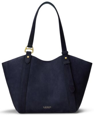 Lauren Ralph Lauren Tasha маленькая сумка тоут из замши