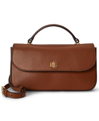 Lauren Ralph Lauren Marcy Small Smooth Leather Crossbody Bag