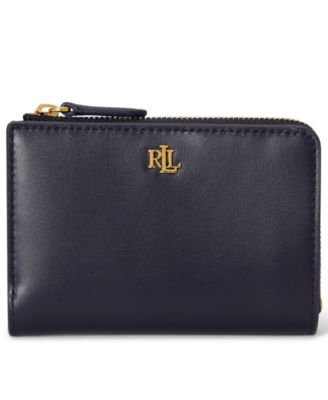 Маленький бифолд кошелек Lauren Ralph Lauren из гладкой кожи