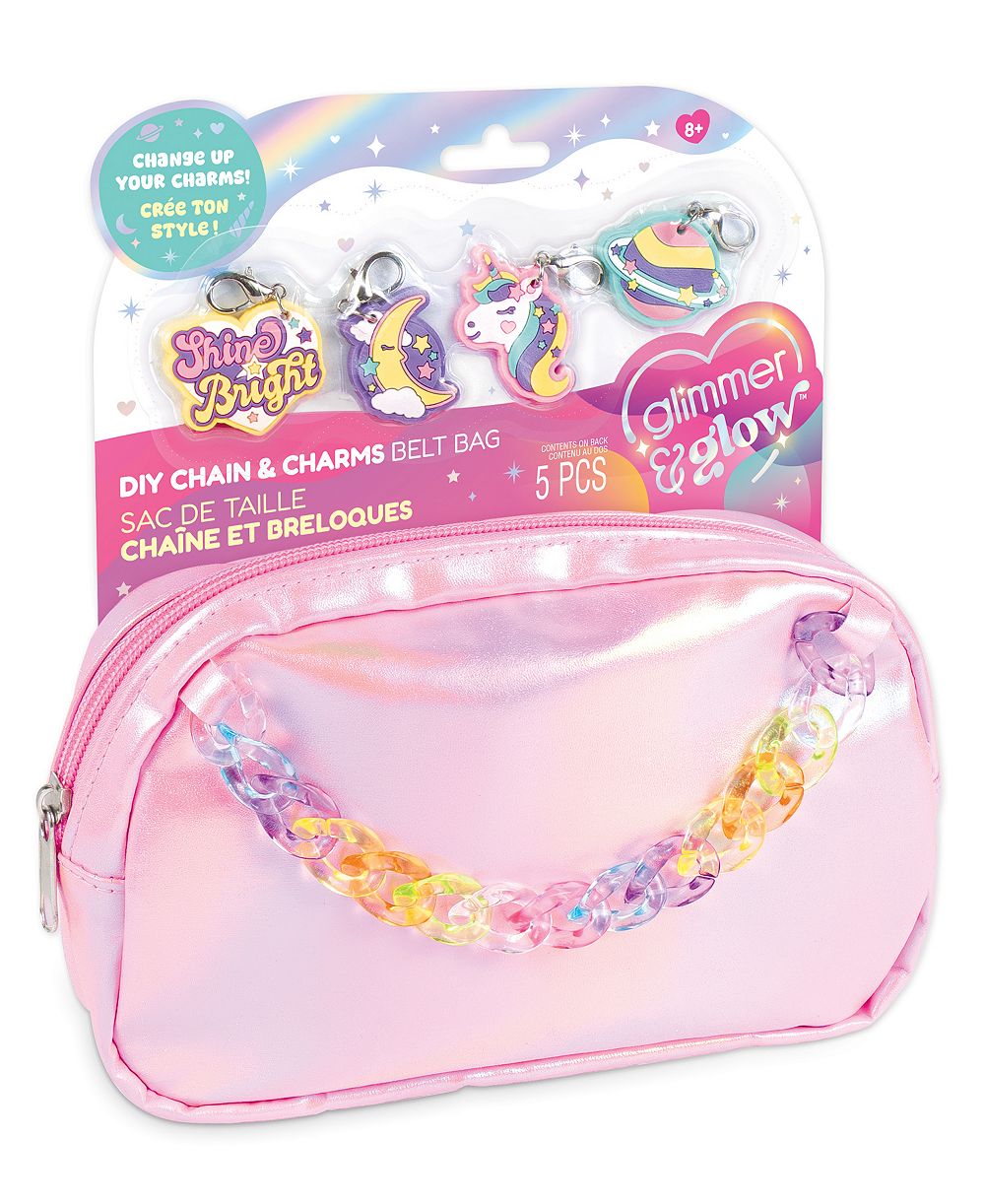 Make It Real DIY Chain and Charms Belt Bag, Ages 6+