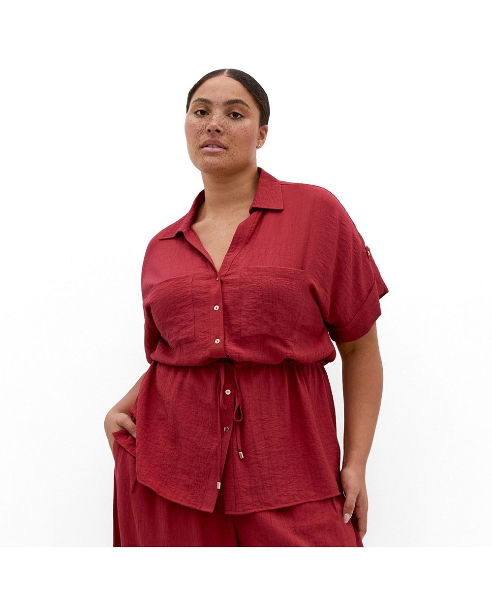 CITY CHIC Plus Size Aria Cinched Shirt