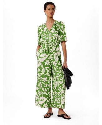 Whistles Women's Floral Tie Waist Jumpsuit