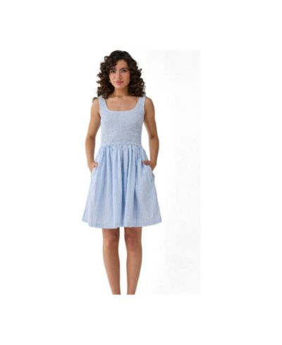 Женское короткое платье Reistor Smocked Tencel