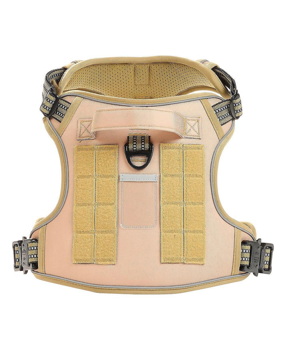 RUIE No Pull Tactical Dog Harness Adjustable Vest with Handle for 50 to 80 lb