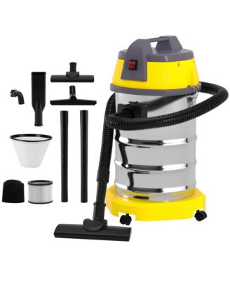 Сухой и влажный пылесос Topteng 3200W с воздуходувом - 9.2 Gal Stainless Steel Tank и 23KPA Suction
