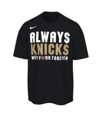 Nike Men's Black New York Knicks 2026 NBA Champions Roster Club T-Shirt