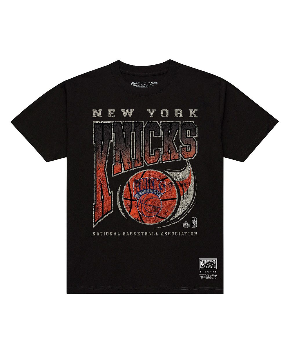 Мужская черная футболка Mitchell & Ness New York Knicks Ball Out
