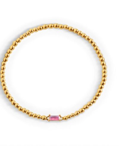 October pink tourmaline