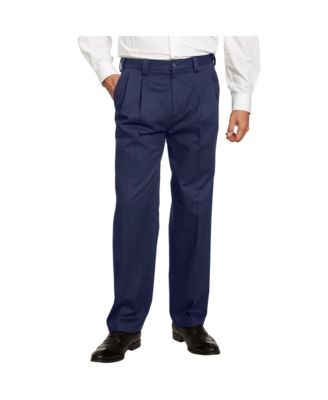 Мужские брюки KingSize Classic Fit Wrinkle-Free Expandable Waist Pleat Front