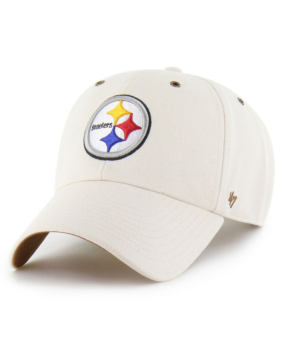 Мужская кепка Carhartt x '47 Natural Pittsburgh Steelers Undyed Clean Up Adjustable