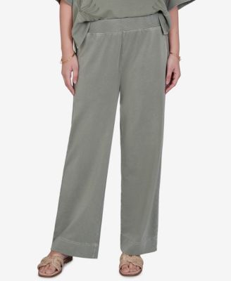 Ruby Rd. Petite Snow Wash Elastic Waistband Pants