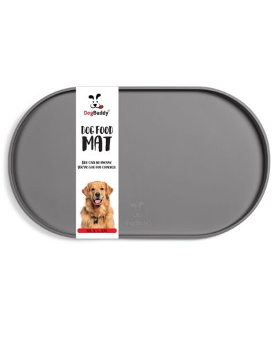 DogBuddy Oval Dog Food Mat/ Pet Placemat