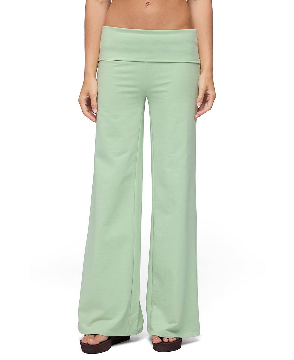 Edikted Women's Cammy Wide Leg Foldover Pants