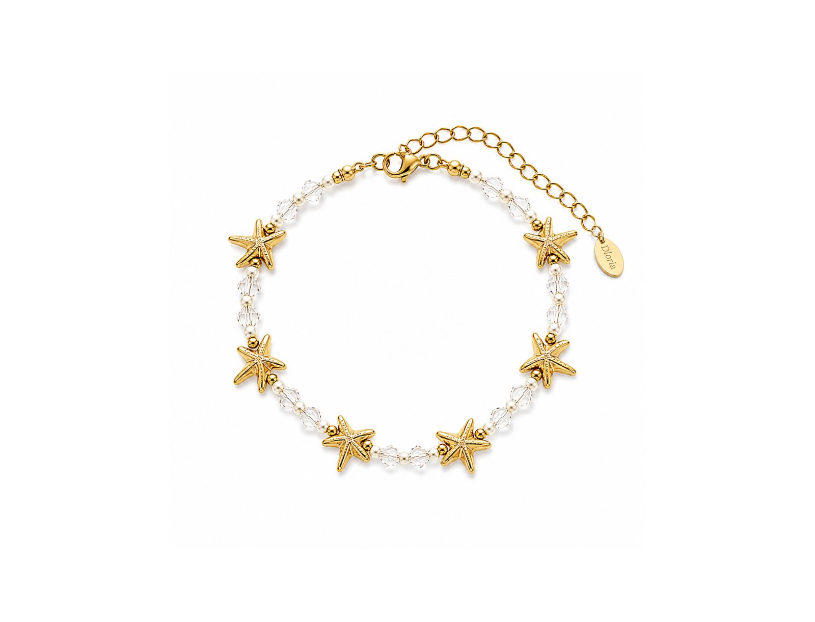 Dloria Seaside Starfish Beaded Bracelet