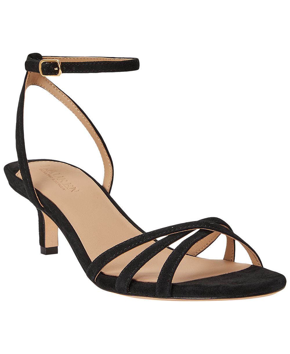 Lauren Ralph Lauren Women's Kendyl Kitten Heel Sandals
