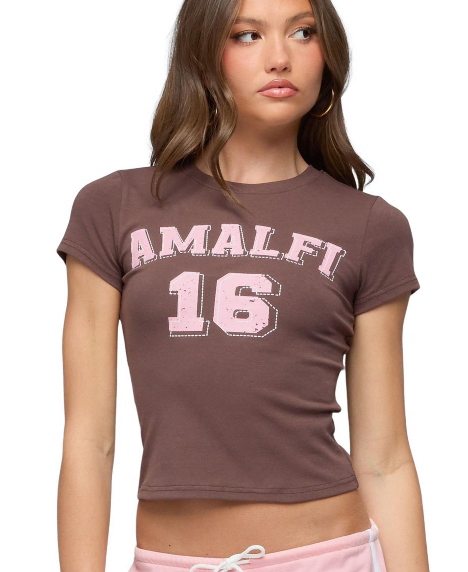 Edikted Women's Amalfi Contrast T Shirt