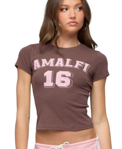 Edikted Women's Amalfi Contrast T Shirt