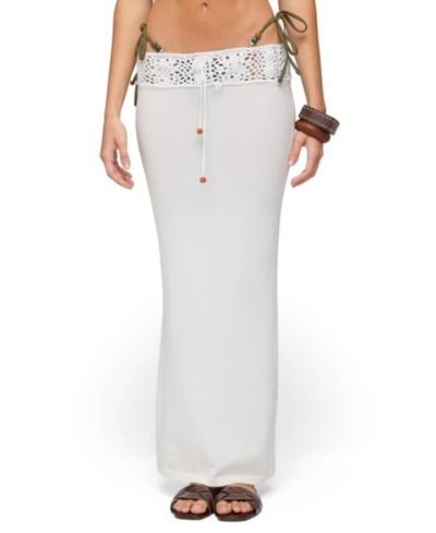 Edikted Women's Maven Crochet Waist Knit Maxi Skirt