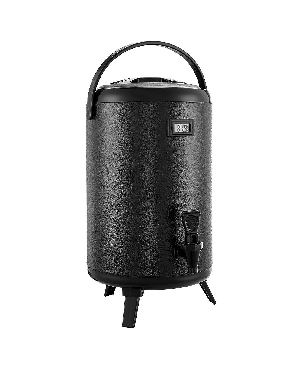 COZITO термоизолированный диспенсер для напитков, 3.2 Gal 12L, из нержавеющей стали с дисплеем