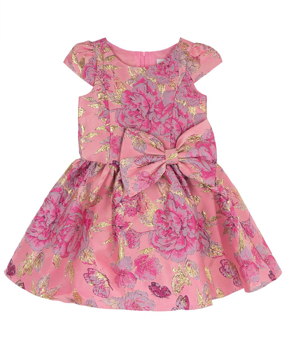 Платье Rare Editions Girls' 4T-6X Brocade Drop Waist