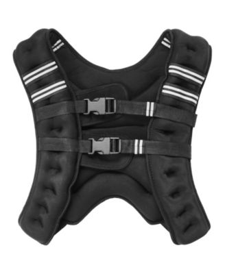 SEVORLEY 20 lb Weighted Vest with Reflective Stripe and Adjustable Buckle for
