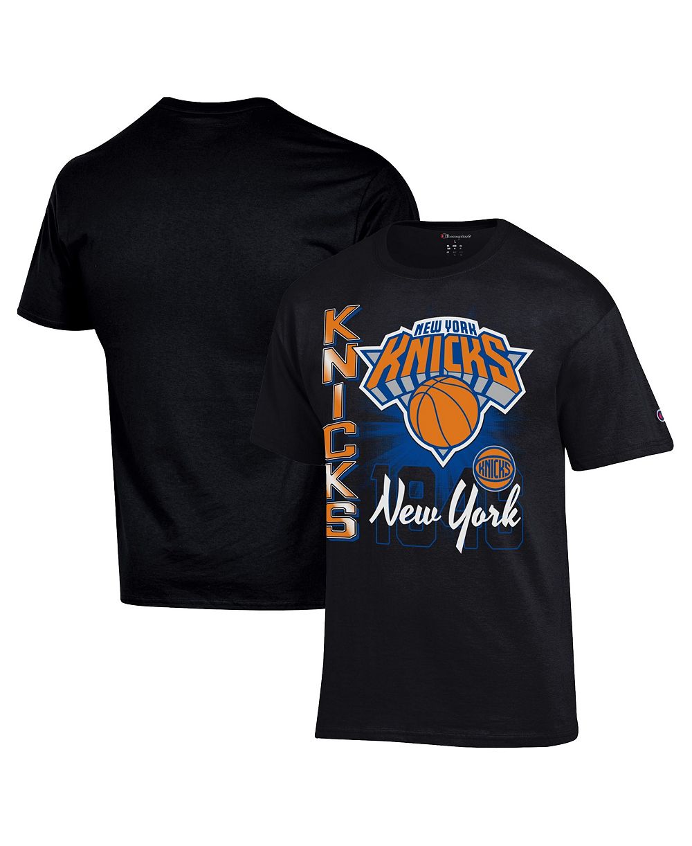 Футболка Champion Men's Black New York Knicks Vertical Jersey