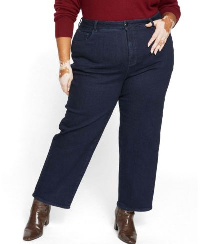 Женские джинсы Universal Standard Women's Donna High Rise Curve Straight Leg 27 Inches