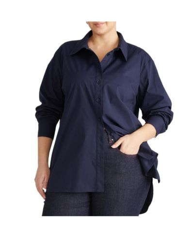Рубашка Universal Standard Artist Poplin, Plus Size