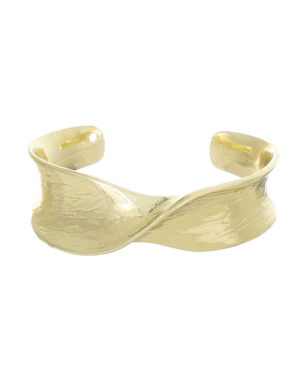 ADORNIA золотой браслет cuff