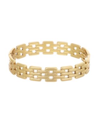 Браслет ADORNIA Gold Chain Cuff с невидимым застегивающимся механизмом