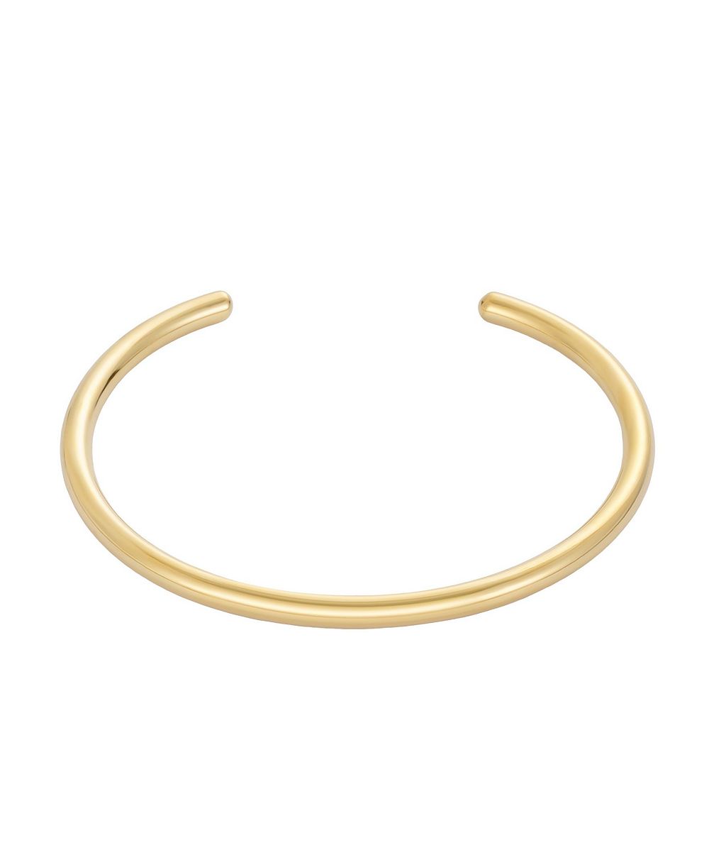 ADORNIA Tarnish Resistant Gold Cuff Bracelet