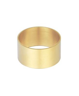 Кольцо ADORNIA Gold Tall Band Tarnish Resistant