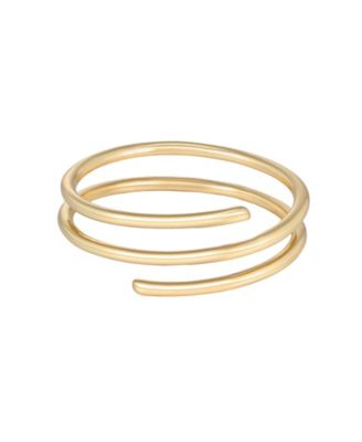 Кольцо ADORNIA Gold Adjustable Coil Wrap