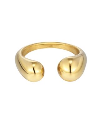 ADORNIA Tarnish Resistant Gold Hug Ring