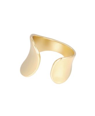 Кольцо ADORNIA Tarnish Resistant Gold Split