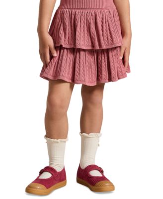 Polo Ralph Lauren Детская юбка Polo Ralph Lauren Mini-Cable Tiered Cotton