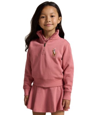 Детский свитшот Polo Ralph Lauren Quarter-Zip с длинным рукавом