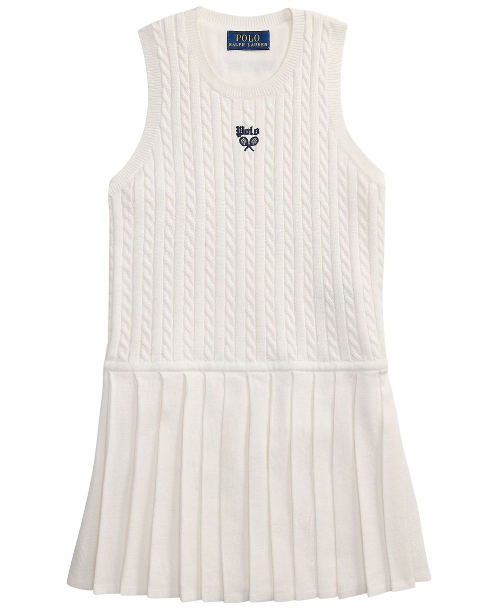 Платье-свитер Polo Ralph Lauren Girls' 2T-6X US Open Sleeveless