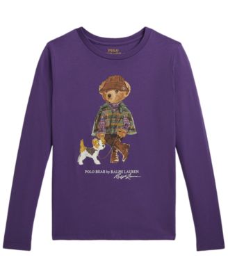 Детская футболка Polo Ralph Lauren Polo Bear Long-Sleeve 7-16