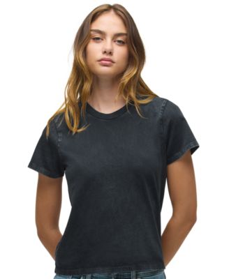 Hudson Jeans женская хлопковая футболка с круглым вырезом и коротким рукавом, свободный крой