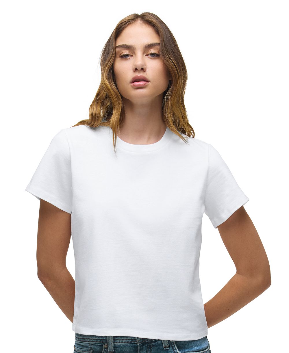 Hudson Jeans Women's Relaxed Crewneck Short-Sleeve T-Shirt