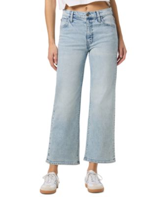 Женские джинсы Hudson Jeans Rosalie, широкие, с высокой талией, укороченные