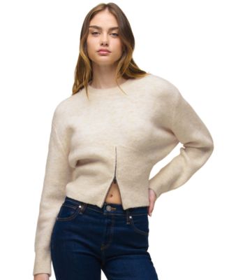 Женский укороченный свитер Hudson Jeans Lizbeth с молнией спереди