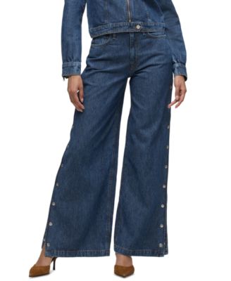 Hudson Jeans Women's James High-Waisted Wide-Leg Jeans