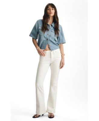 Женские джинсы Mavi Jeans Sydney High Rise Flare Off White Gold
