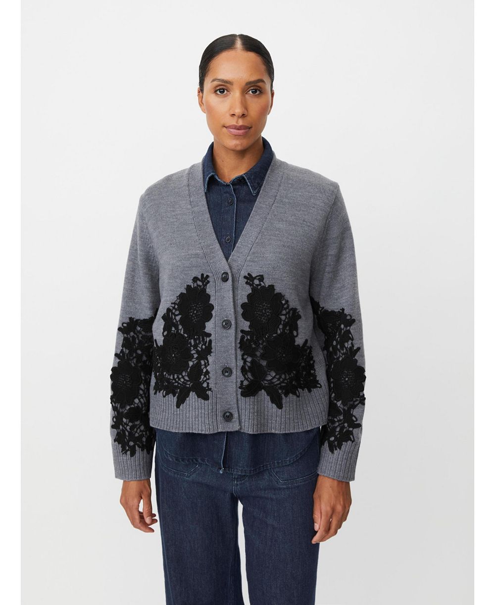 Masai Copenhagen Женский Maleviane Floral Applique Cardigan