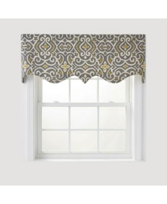 RLF Home валанс для окна Diomedes Regal из 100% хлопка с подкладкой